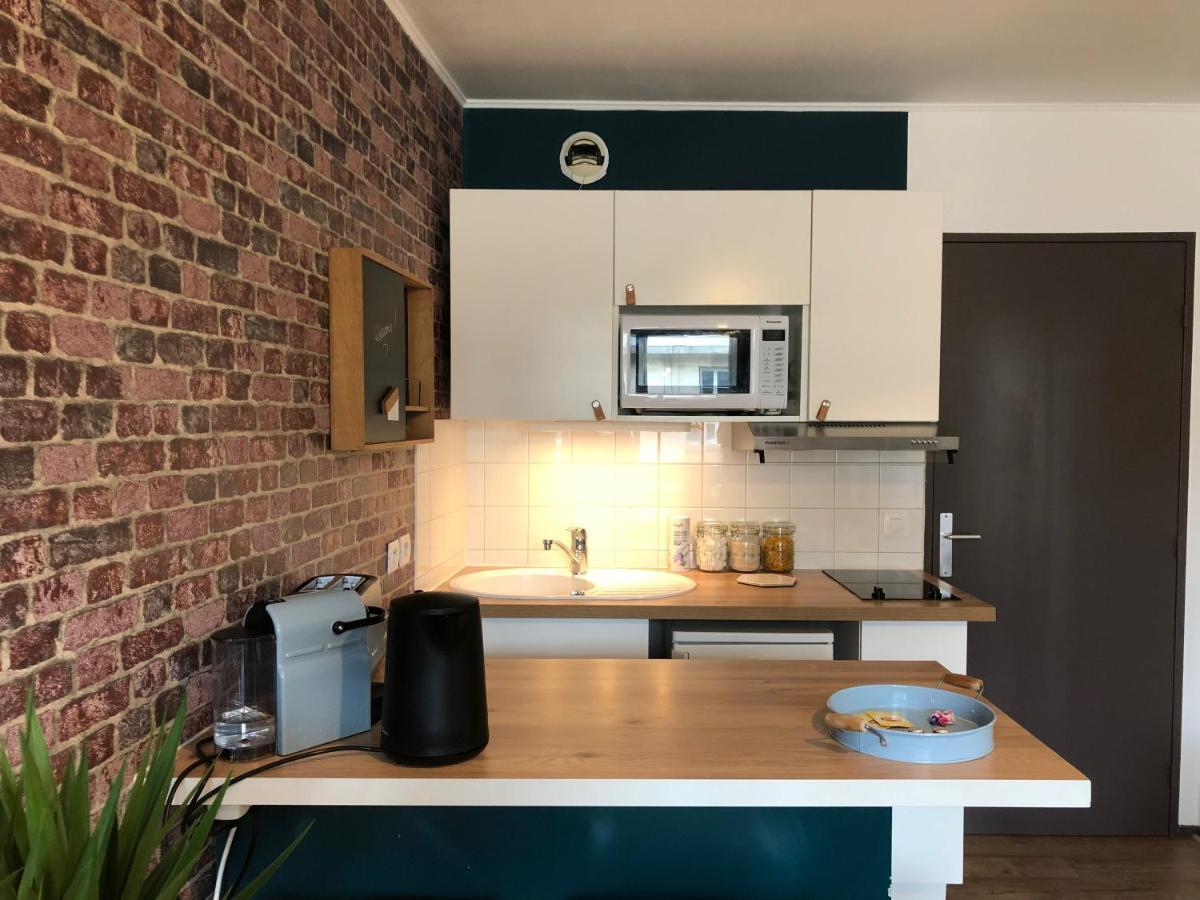 Studio Avec Balcon & Parking Gratuit - Tours Gare Bagian luar foto