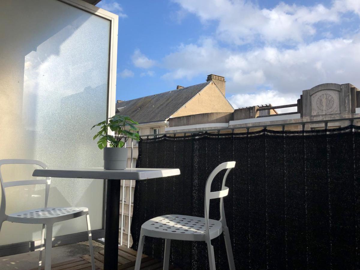 Studio Avec Balcon & Parking Gratuit - Tours Gare Bagian luar foto